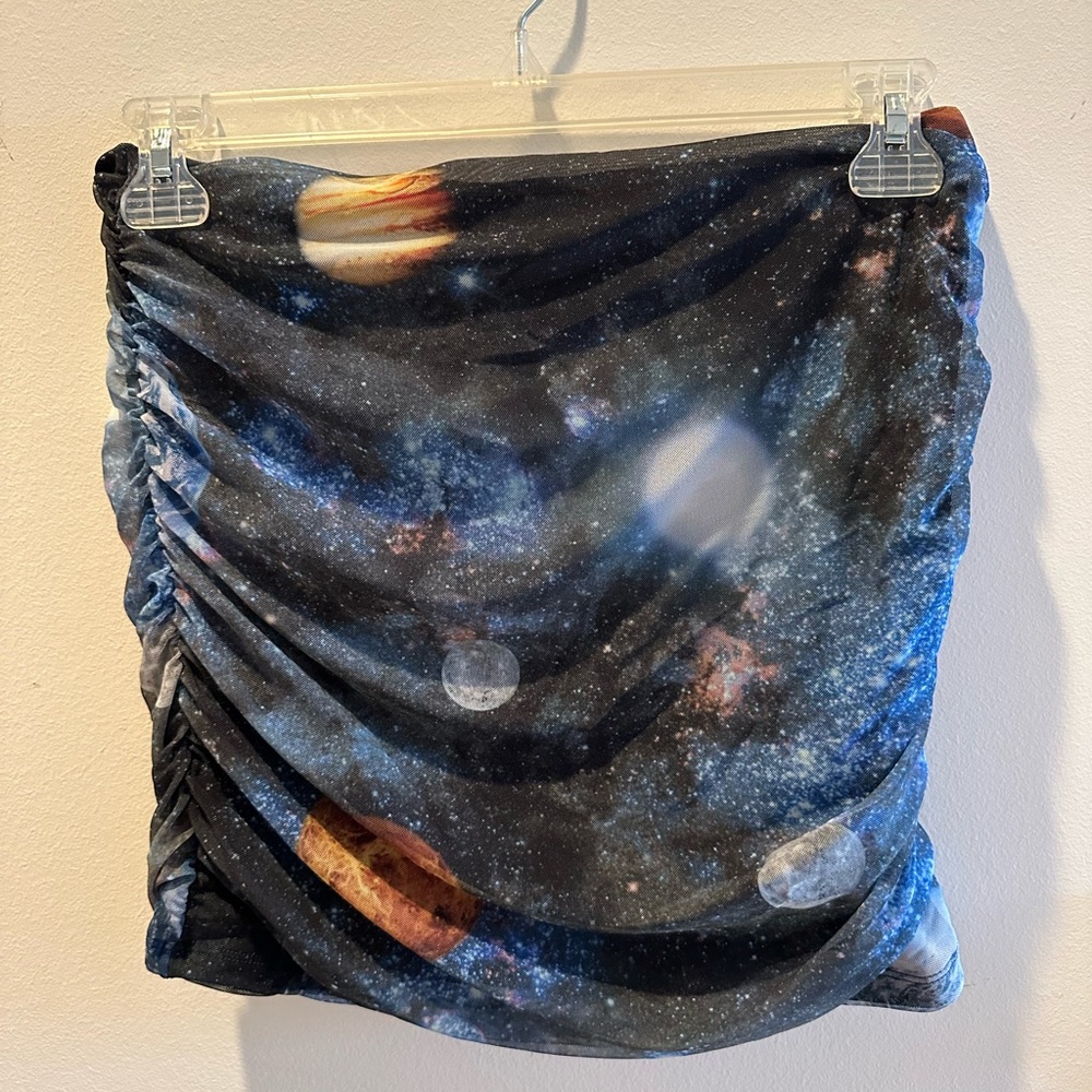 NWT galaxy mini skirt